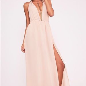 Beige Maxi Dress - Size 10